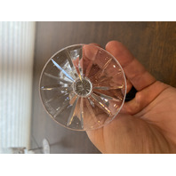 SET(12) VTG WATERFORD Crystal LISMORE Claret Wine Glasses SIGNED 5.75"H