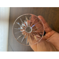 SET(12) VTG WATERFORD Crystal LISMORE Claret Wine Glasses SIGNED 5.75"H