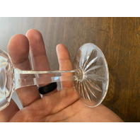 SET(12) VTG WATERFORD Crystal LISMORE Claret Wine Glasses SIGNED 5.75"H