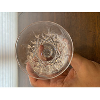 SET(12) VTG WATERFORD Crystal LISMORE Claret Wine Glasses SIGNED 5.75"H