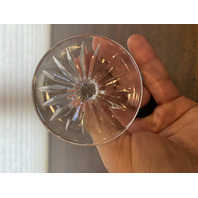 SET(12) VTG WATERFORD Crystal LISMORE Claret Wine Glasses SIGNED 5.75"H