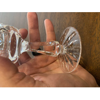 SET(8) VTG WATERFORD CRYSTAL "KYLEMORE" Claret Wine Glasses 6"H SIGNED