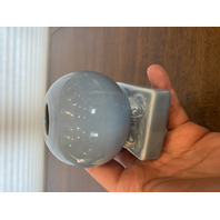 PAIR Of FIESTAWARE Yellow & Blue Round Bulb Candle Holders 3.5"H RETIRED