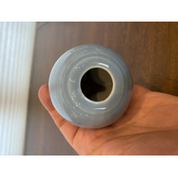 PAIR Of FIESTAWARE Yellow & Blue Round Bulb Candle Holders 3.5"H RETIRED