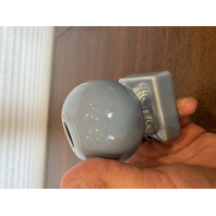 PAIR Of FIESTAWARE Yellow & Blue Round Bulb Candle Holders 3.5"H RETIRED