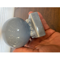 PAIR Of FIESTAWARE Yellow & Blue Round Bulb Candle Holders 3.5"H RETIRED