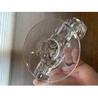 PAIR Of VTG American Fostoria Cubist Candlesticks 8.5"L