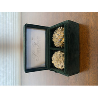 Silver Treasures By Godinger Silver Plated Pine Cone Salt & Pepper Shakers 2"H