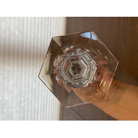 PAIR Of VTG VAL ST LAMBERT Crystal ELYSEE Candlesticks SIGNED 11"H BELGIUM