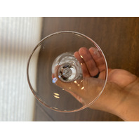 PAIR Of WATERFORD Crystal PEACE Champagne Flutes 9.25"H SIGNED