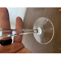 PAIR Of WATERFORD Crystal PEACE Champagne Flutes 9.25"H SIGNED