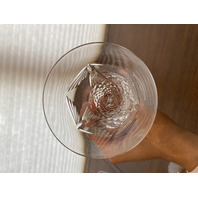 PAIR Of WATERFORD Crystal PEACE Champagne Flutes 9.25"H SIGNED