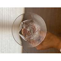 PAIR Of WATERFORD Crystal PEACE Champagne Flutes 9.25"H SIGNED