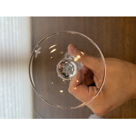 PAIR Of WATERFORD Crystal PEACE Champagne Flutes 9.25"H SIGNED