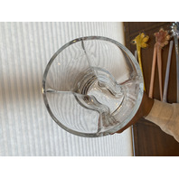 Large Vase With 11 MURANO Multicolored Large Art Glass Flowers SET (12)