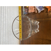 Large Vase With 11 MURANO Multicolored Large Art Glass Flowers SET (12)