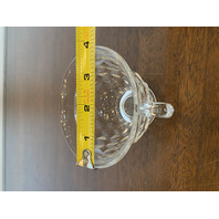 VTG AMERICAN FOSTORIA Cubist Pattern Footed Tea Cup 2.75"H