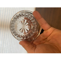 VTG 14" Anchor Hocking MANHATTAN Glass Relish Tray W/Ruby Red Relish Inserts