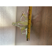 VTG Multicolored Murano Art Glass Basket/Candy Dish 7.5"L