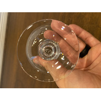 SET(6) VTG BACCARAT Crystal BRETAGNE Champagne/Tall Sherbet Glasses 4.25" SIGNED