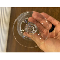 SET(6) VTG BACCARAT Crystal BRETAGNE Champagne/Tall Sherbet Glasses 4.25" SIGNED