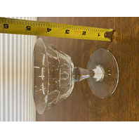 SET(6) VTG BACCARAT Crystal BRETAGNE Champagne/Tall Sherbet Glasses 4.25" SIGNED