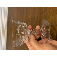 SET(6) VTG BACCARAT Crystal BRETAGNE Champagne/Tall Sherbet Glasses 4.25" SIGNED