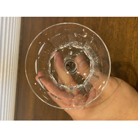 SET(6) VTG BACCARAT Crystal BRETAGNE Champagne/Tall Sherbet Glasses 4.25" SIGNED