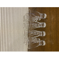 VTG SET(12) STEUBEN #8041 Crystal Highball Glasses W/BOX & BAGS, SIGNED 6.5"H