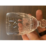 VTG SET(6) WATERFORD Crystal COLLEEN Sherry Glasses SIGNED 4.25"H