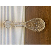 MARQUIS By WATERFORD Crystal BROOKSIDE Decanter W/Stopper SIGNED 12.75"H