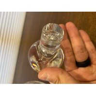 MARQUIS By WATERFORD Crystal BROOKSIDE Decanter W/Stopper SIGNED 12.75"H