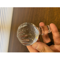 MARQUIS By WATERFORD Crystal BROOKSIDE Decanter W/Stopper SIGNED 12.75"H