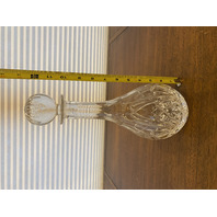 MARQUIS By WATERFORD Crystal BROOKSIDE Decanter W/Stopper SIGNED 12.75"H