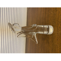 The Toscany Collection Lead Crystal Angel Figurine 9"H