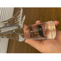 The Toscany Collection Lead Crystal Angel Figurine 9"H
