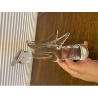 The Toscany Collection Lead Crystal Angel Figurine 9"H