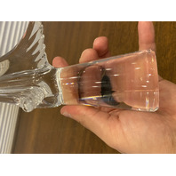 The Toscany Collection Lead Crystal Angel Figurine 9"H