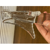 The Toscany Collection Lead Crystal Angel Figurine 9"H