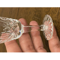 SET(3) VTG  WATERFORD Crystal LISMORE Cordial Glasses SIGNED  3.5"H IRELAND