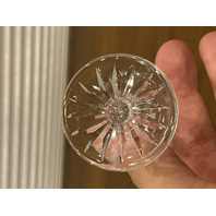 SET(3) VTG  WATERFORD Crystal LISMORE Cordial Glasses SIGNED  3.5"H IRELAND