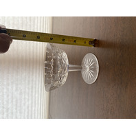 SET(12) VTG WATERFORD Crystal LISMORE Champagne/Tall Sherbet Glasses SIGNED 4"H