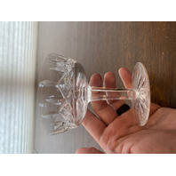 SET(12) VTG WATERFORD Crystal LISMORE Champagne/Tall Sherbet Glasses SIGNED 4"H