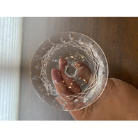 SET(12) VTG WATERFORD Crystal LISMORE Champagne/Tall Sherbet Glasses SIGNED 4"H