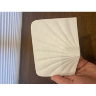 VTG Lladro Collector's Society White Shell Plaque Don Quixote SIGNED 5.75"L