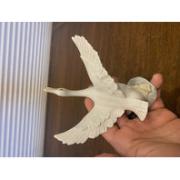 VTG LLADRO DUCK RUNNING Glossy Porcelain Figurine #1263 SPAIN 5.5"H