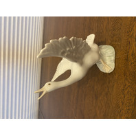 VTG LLADRO DUCK RUNNING Glossy Porcelain Figurine #1263 SPAIN 5.5"H