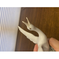 VTG LLADRO DUCK RUNNING Glossy Porcelain Figurine #1263 SPAIN 5.5"H