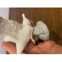 VTG LLADRO JUMPING DUCK Glossy Porcelain Figurine #1265 SPAIN 6"L