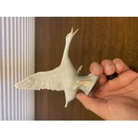 VTG LLADRO JUMPING DUCK Glossy Porcelain Figurine #1265 SPAIN 6"L